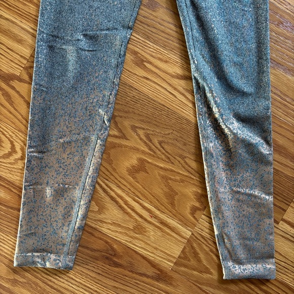 BEYOND YOGA Alloy Ombre Speckled High Waist Leggings XSmall Gray/pink/rose gold - Picture 2 of 8